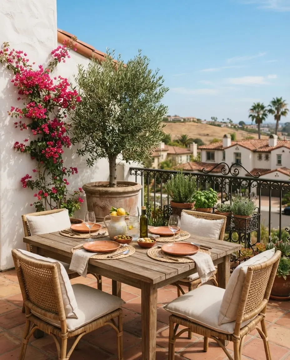 Mediterranean balcony design