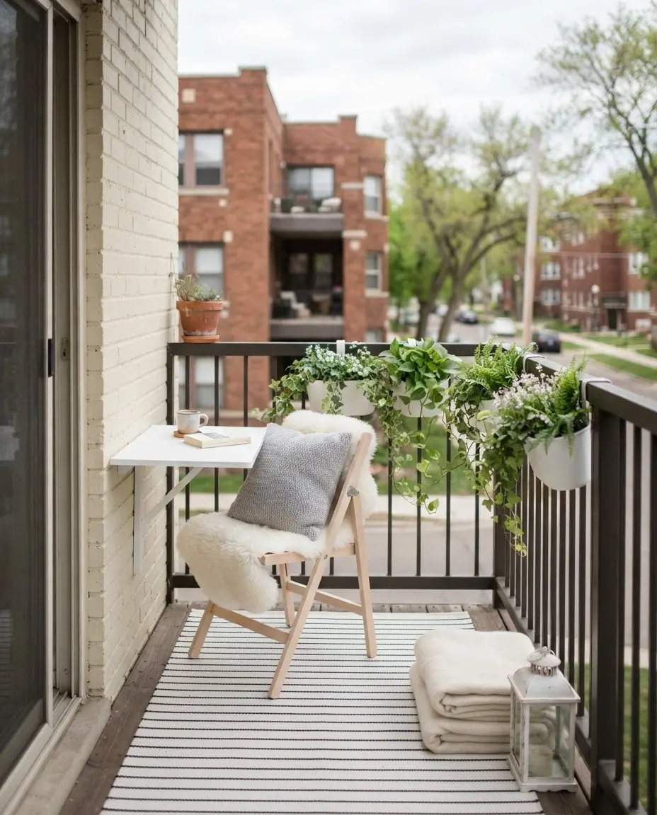 Scandinavian balcony design