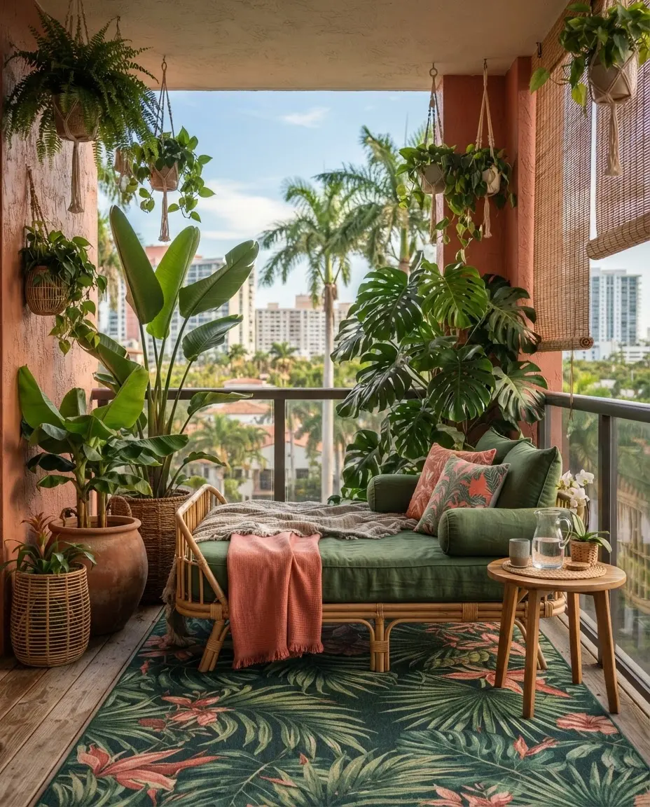 Tropical balcony design